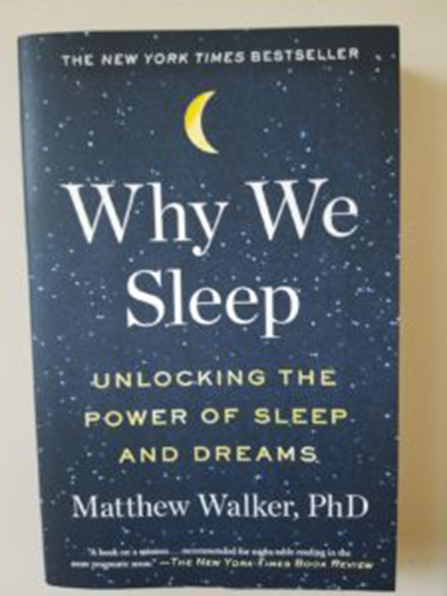 Why We Sleep book cover